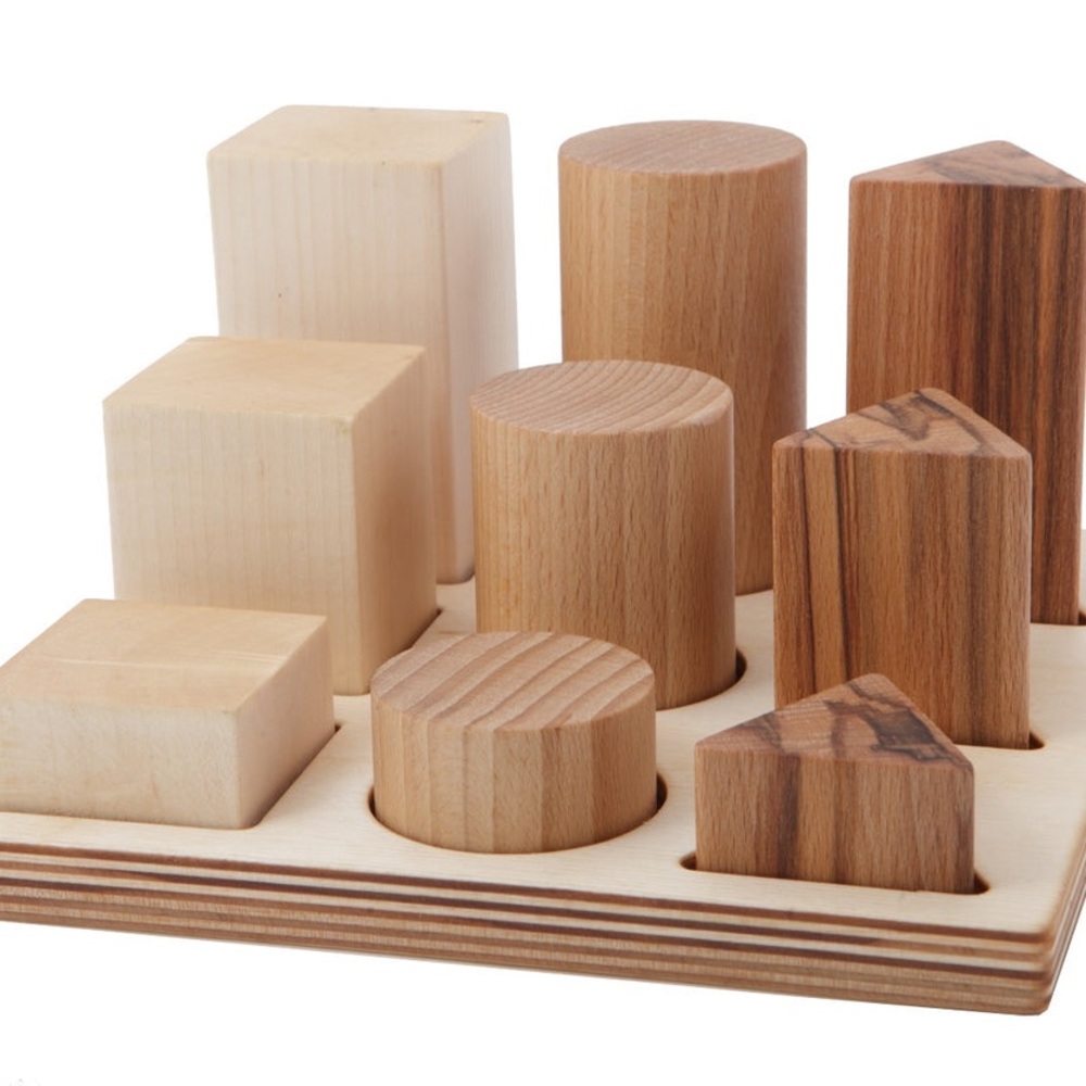 New🌟Anthropologie-Natural Colored XL Shape Sorter Board